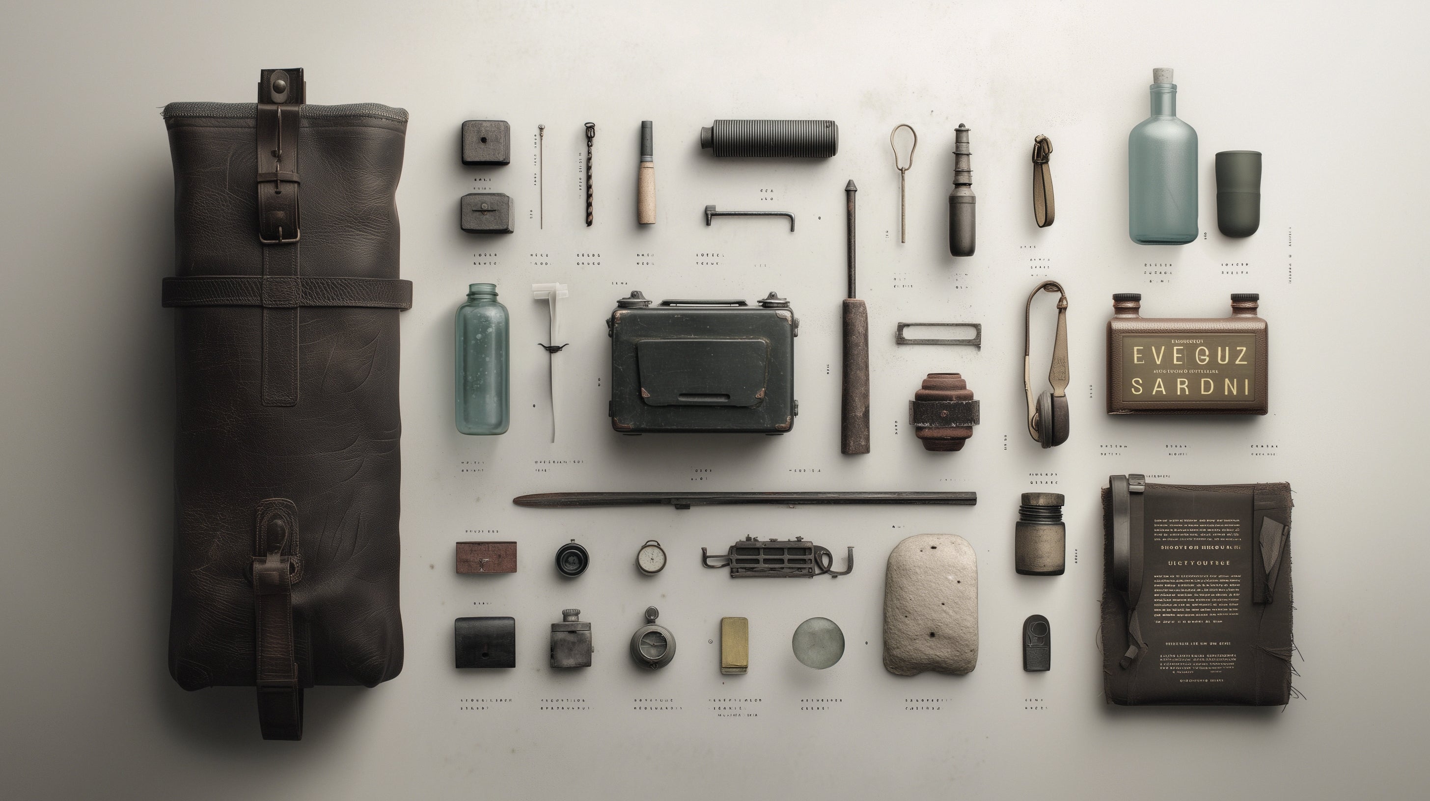 Curated collection of archival objects and field materials representing the Field of Jack studio artefacts archive.